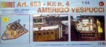 wood model ship boat kit Amerigo vespucci 653
