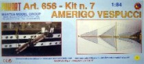 wood model ship boat kit Amerigo vespucci 656