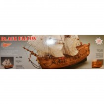wood model ship boat kit Black Falcon