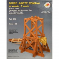 wood model weapon kit roman seige tower