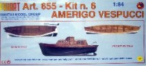 wood model ship boat kit Amerigo vespucci 655
