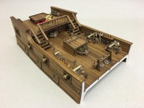wood model ship boat kit main mizzen