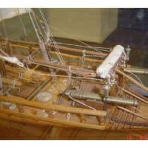 wood model ship boat kit Lancia Armata gun boat