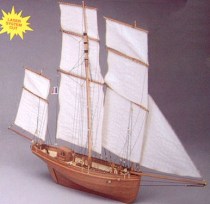 wood model ship boat kit Le Madeline